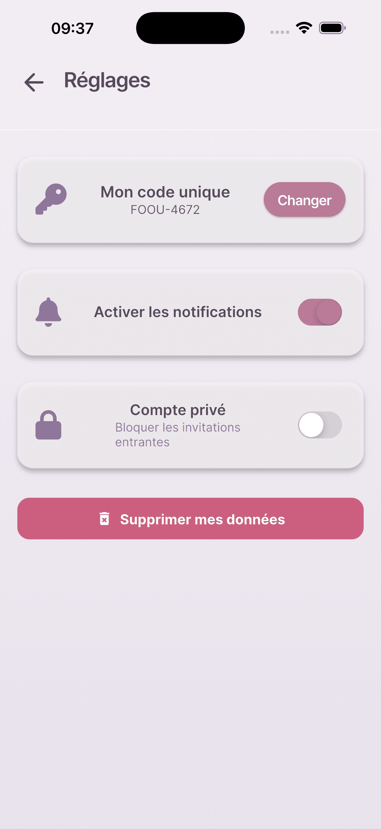 Écran duo de Synchro